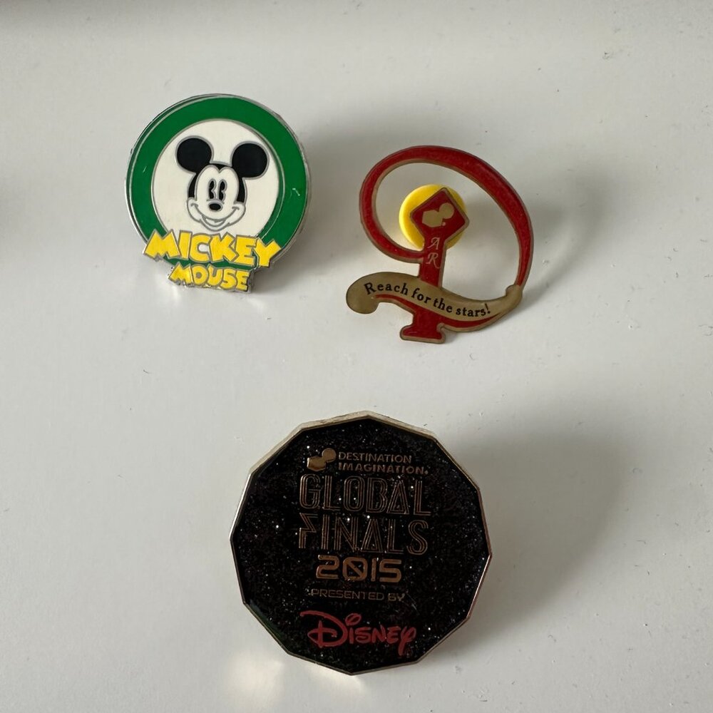 Lot of 3 2014/15 Vintage Rare Disney World / Land Trading Collectible Pins